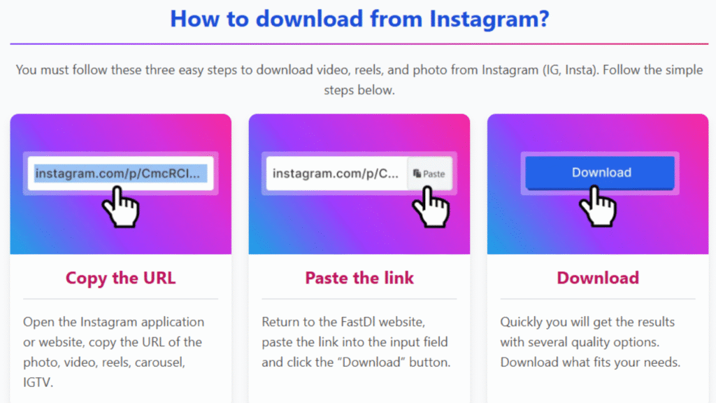 Instagram Video Downloader